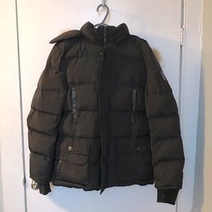 Black Men’s Atelier Noir winter jacket - small